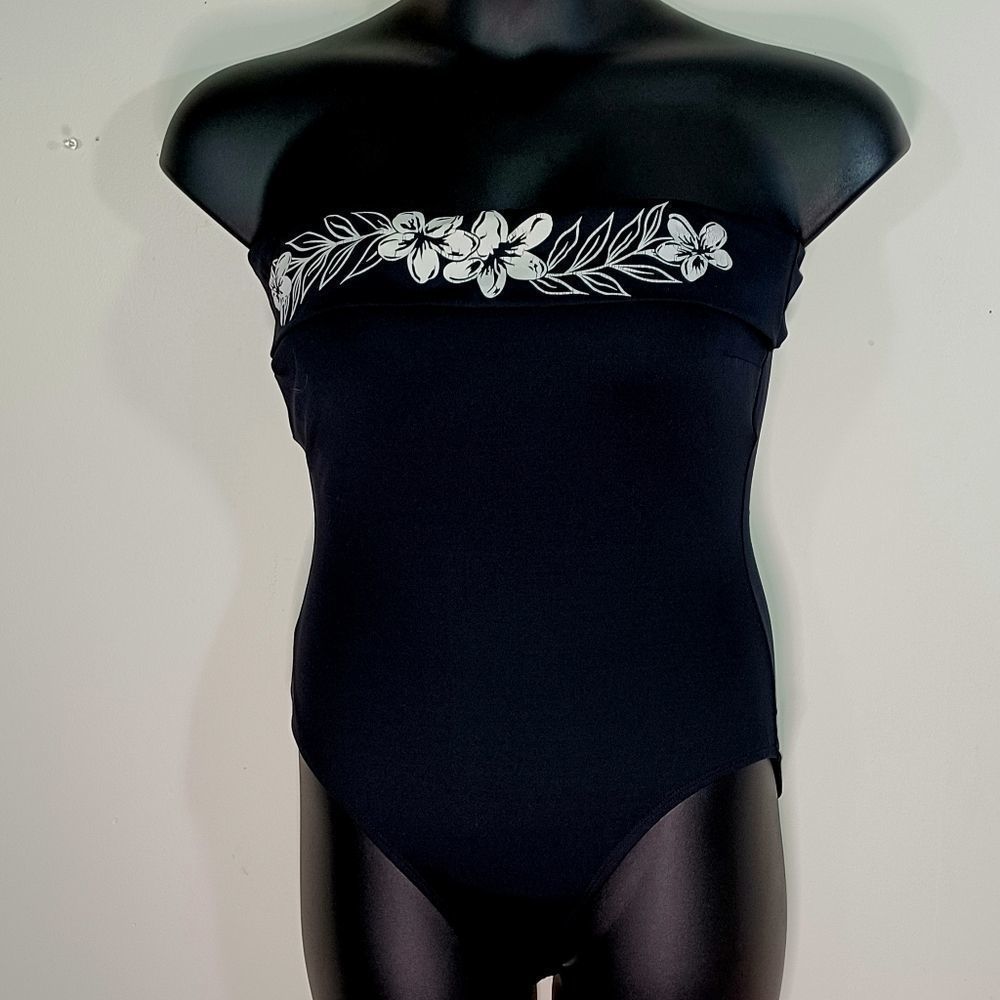 Sessa One Piece Strapless Swimsuit.  Sz. 16